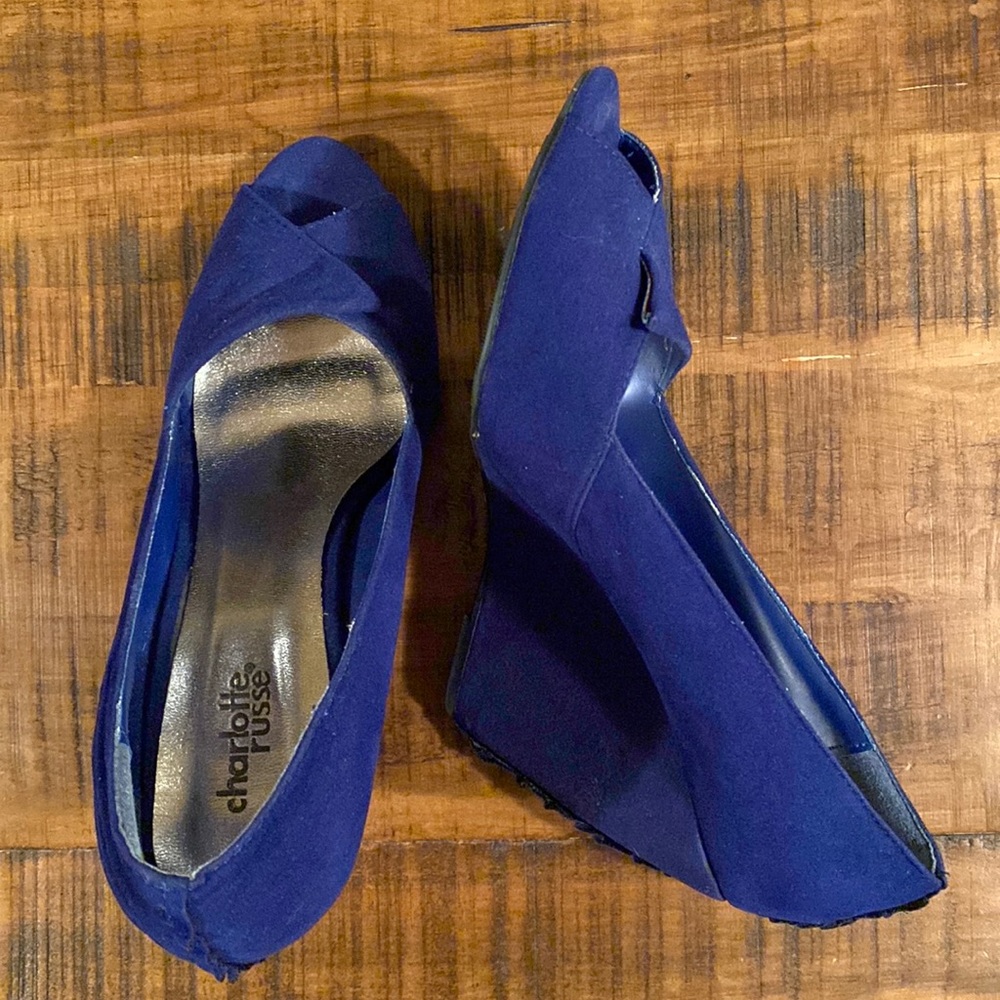 Cute Royal Blue Heels